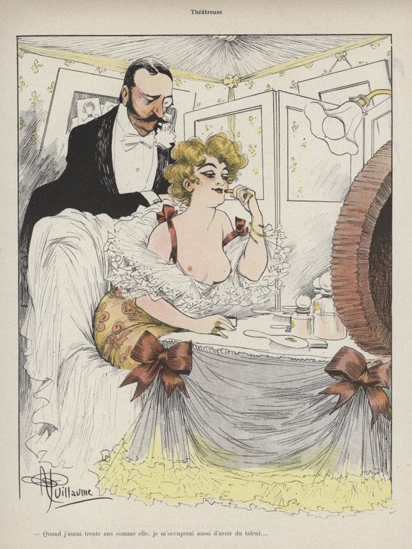 Teatralny autorstwa Albert Guillaume