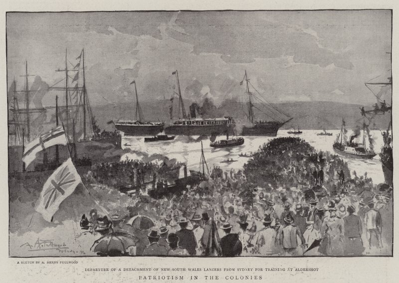Patriotyzm w koloniach autorstwa Albert Henry Fullwood