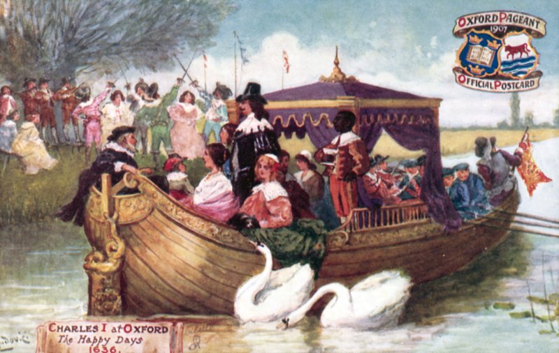 Karol I w Oksfordzie, The Happy Days, 1636 autorstwa Albert Jnr. Ludovici