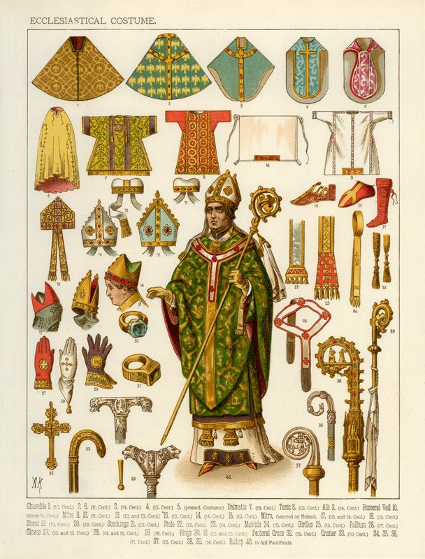 Kostium kościelny autorstwa Albert Kretschmer