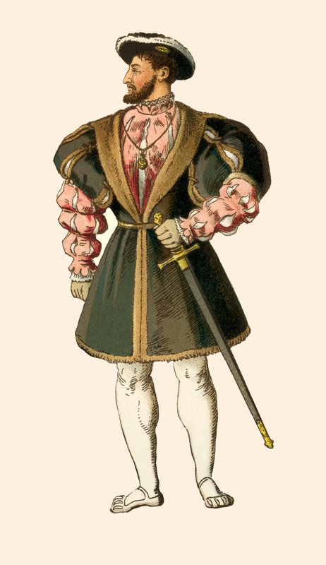 Król Franciszek I z Francji, 1547 autorstwa Albert Kretschmer