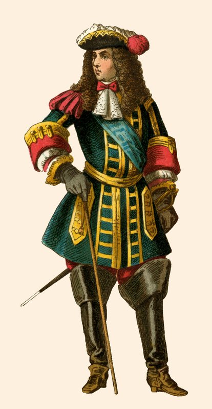 Król Francji Ludwik XIV autorstwa Albert Kretschmer