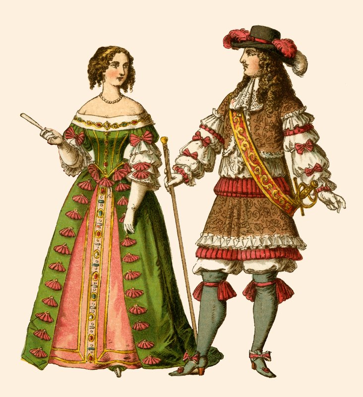 Król Francji Ludwik XIV i królowa Francji Maria Teresa autorstwa Albert Kretschmer