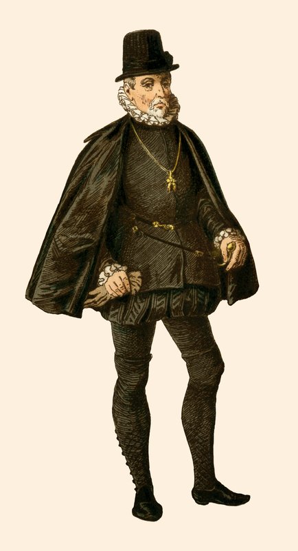 Król Hiszpanii Filip II autorstwa Albert Kretschmer