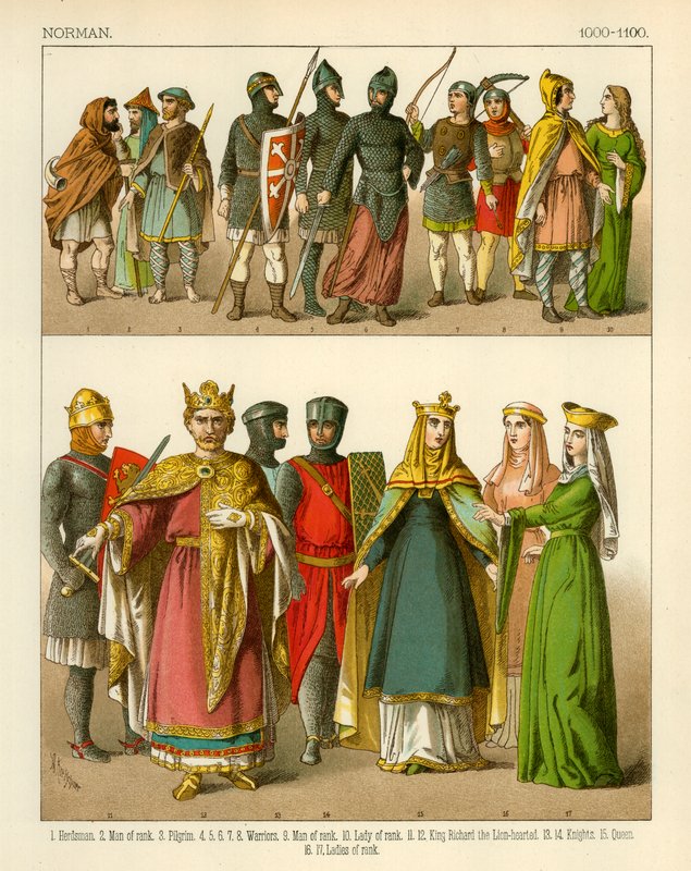 Norman 1000-1100 autorstwa Albert Kretschmer