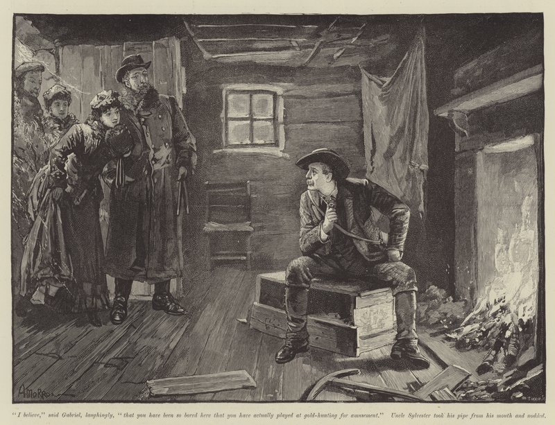 Ich wujek z Kalifornii, Bret Harte autorstwa Albert Morrow