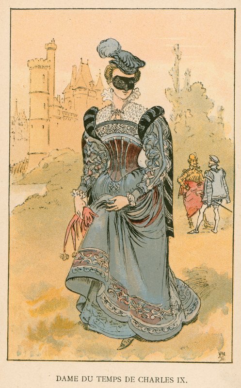 Dama Czasu Karola IX autorstwa Albert Robida