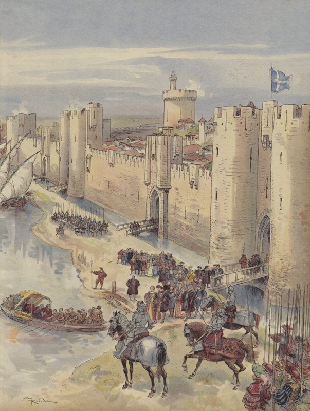 Wywiad z Aigues-Mortes autorstwa Albert Robida