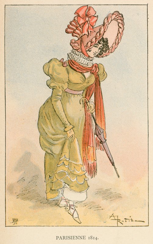Paryżanin 1814 autorstwa Albert Robida