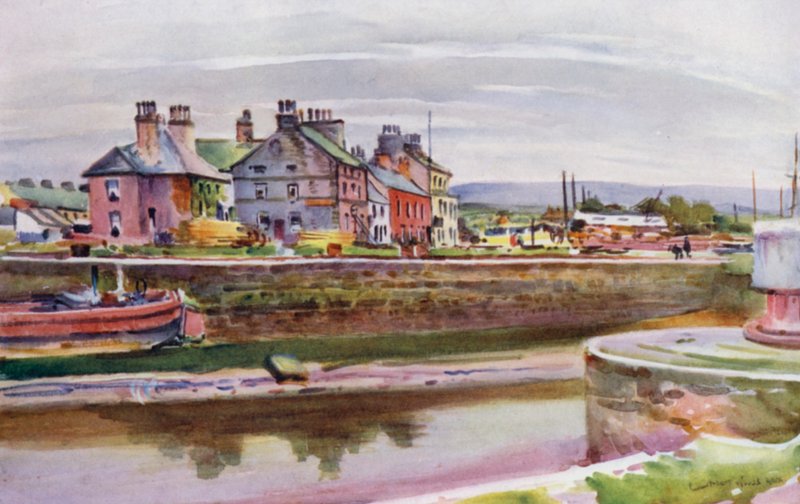 Glasson, on the Lune (kolor lito) autorstwa Albert Woods