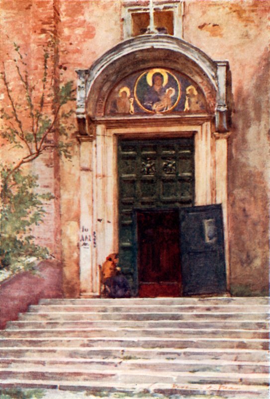 Wejście do Ara Coeli z Forum autorstwa Alberto Pisa