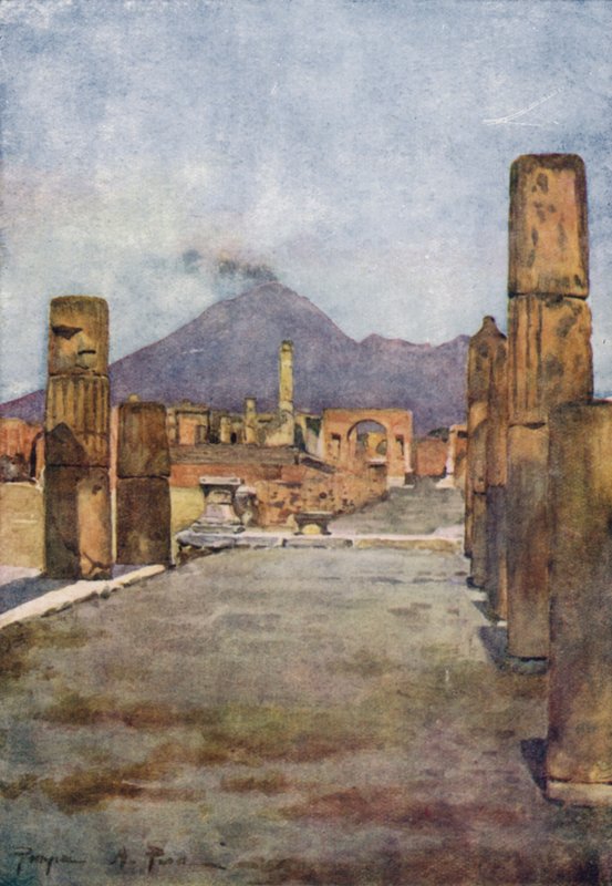Pompeje i Wezuwiusz, Włochy autorstwa Alberto Pisa