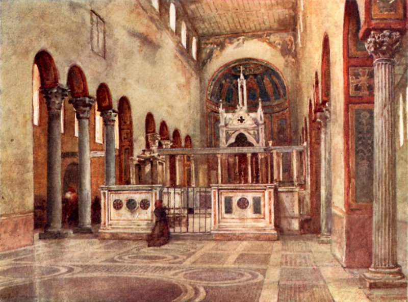 Santa Maria w Cosmedin autorstwa Alberto Pisa