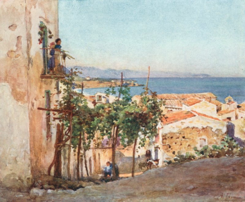 Ulica w Cefalu autorstwa Alberto Pisa