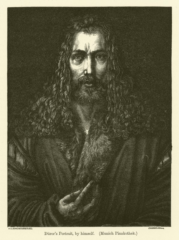 Autoportret niemieckiego malarza i grafika Albrechta Durera autorstwa Albrecht Dürer