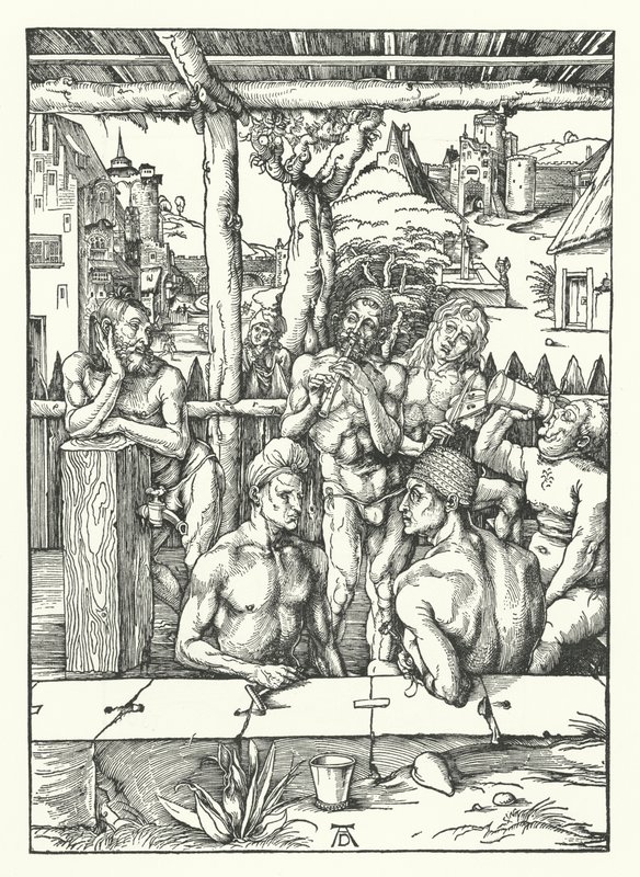 Kąpiel męska autorstwa Albrecht Dürer