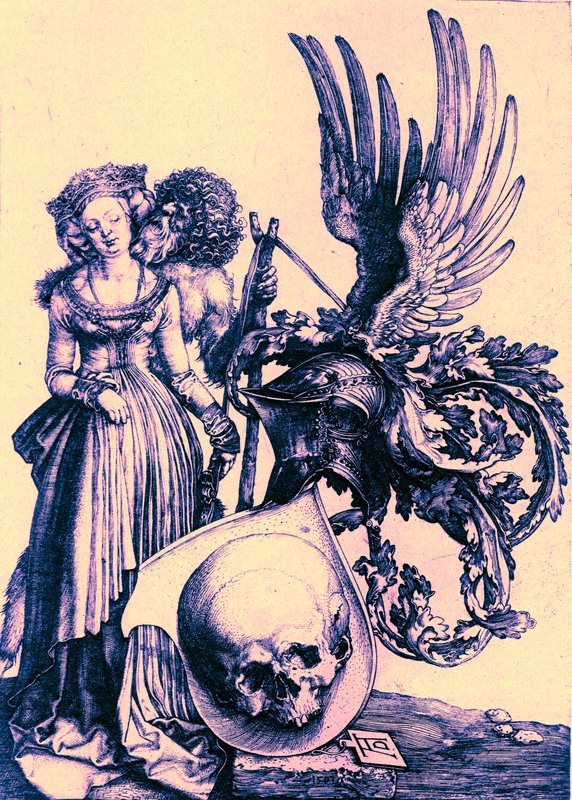 Herb śmierci autorstwa Albrecht (after) Durer or Duerer