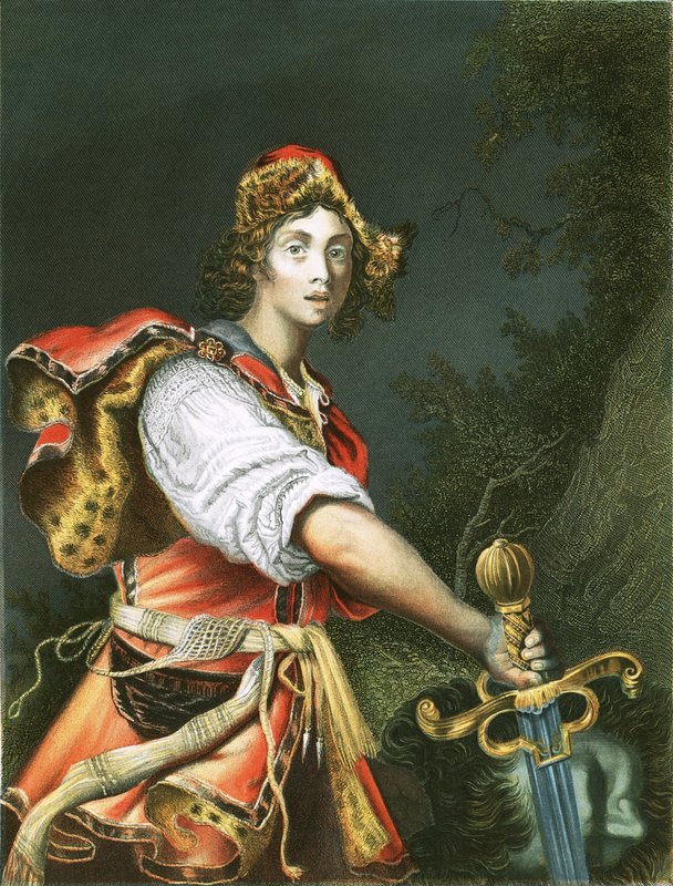Dawid z głową Goliata autorstwa Alessandro Turchi