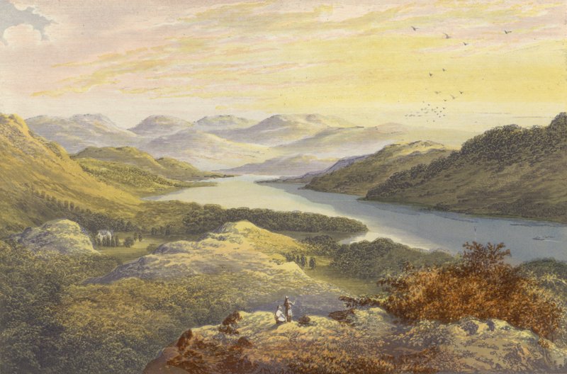 Windermere, patrząc w górę jeziora autorstwa Alexander Francis Lydon