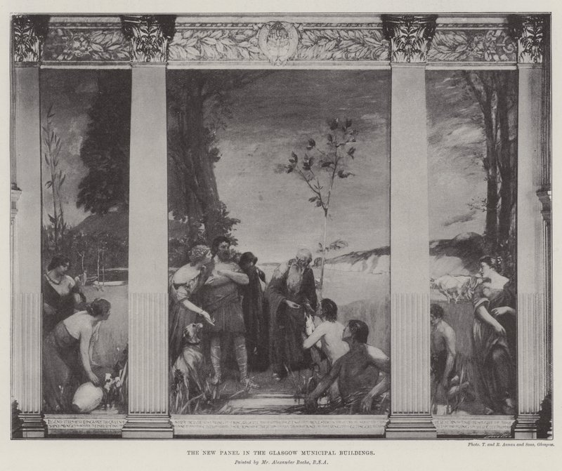 Nowy panel w budynkach miejskich Glasgow autorstwa Alexander Ignatius Roche