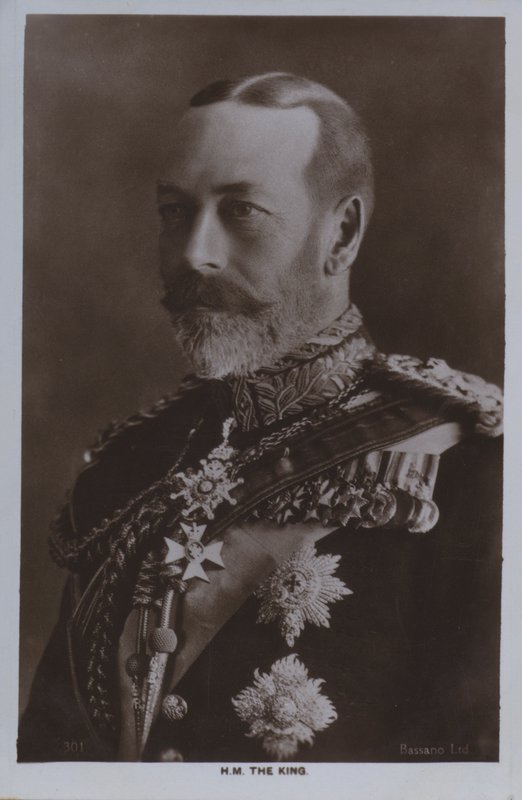 HM Król (zdjęcie czarno-białe) autorstwa Alexander Bassano