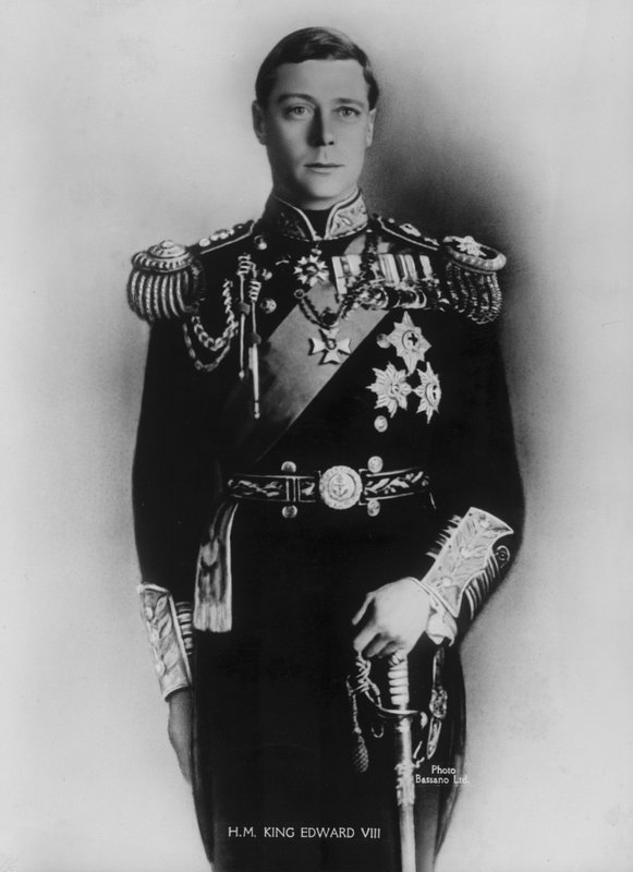 Król Edward VIII (zdjęcie czarno-białe) autorstwa Alexander Bassano