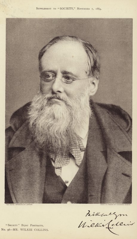 Portret Wilkie Collins autorstwa Alexander Bassano