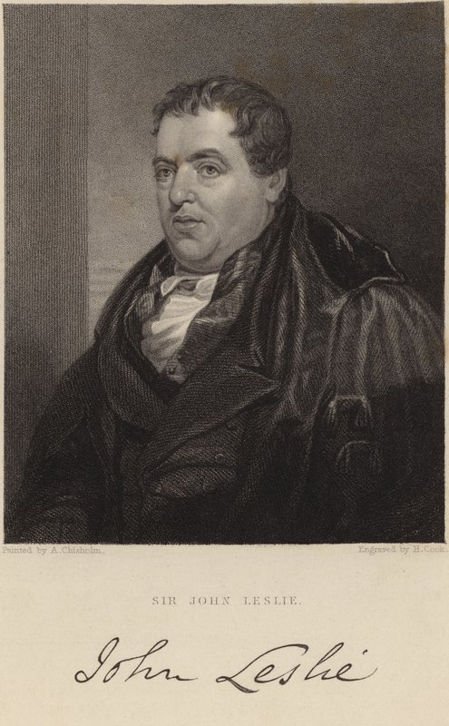 Sir John Leslie autorstwa Alexander Chisholm