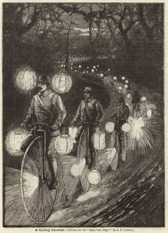 Karnawał rowerowy autorstwa Alexander Francis Lydon