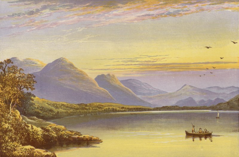 Jezioro Bassenthwaite autorstwa Alexander Francis Lydon