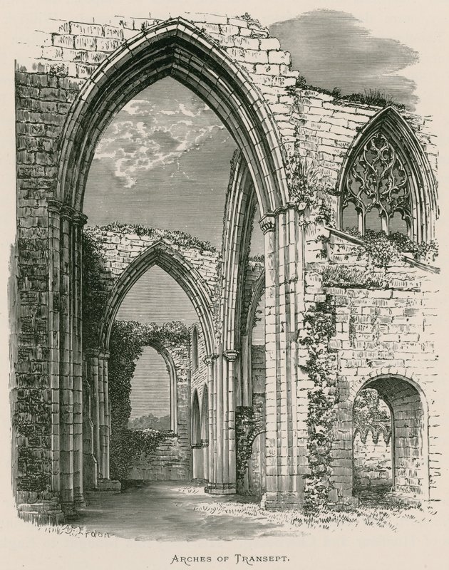 Bolton Priory, Łuki Transeptu autorstwa Alexander Francis Lydon