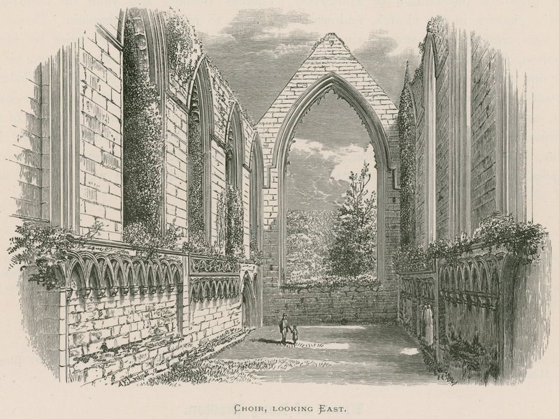 Bolton Priory, chór, patrząc na Wschód autorstwa Alexander Francis Lydon