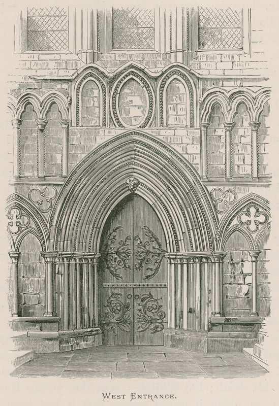 Bolton Priory, wejście zachodnie autorstwa Alexander Francis Lydon