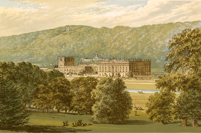 Chatsworth autorstwa Alexander Francis Lydon