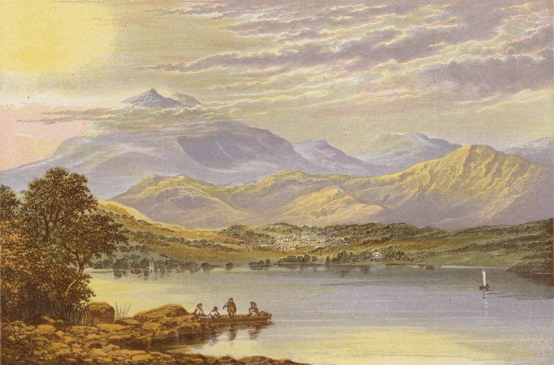 Jezioro Coniston autorstwa Alexander Francis Lydon