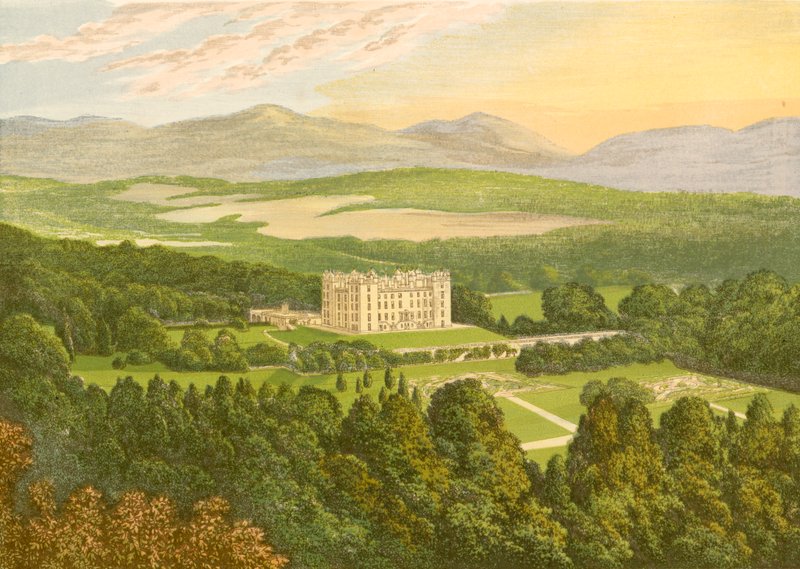 Zamek Drumlanrig autorstwa Alexander Francis Lydon
