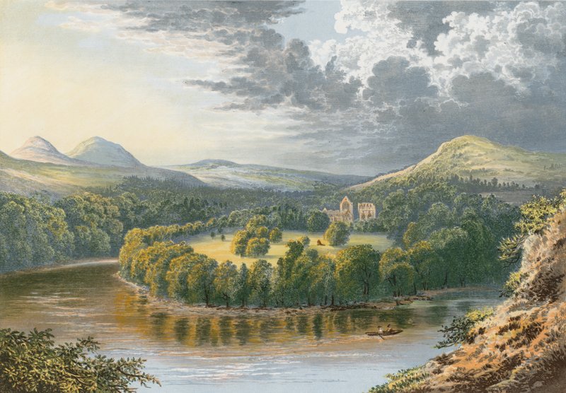 Opactwo Dryburgh autorstwa Alexander Francis Lydon