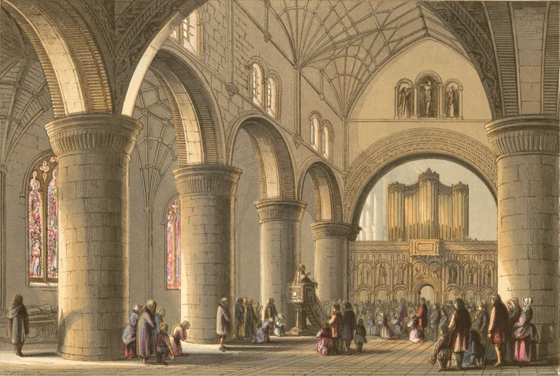 Ilustracja do Elegii Graya autorstwa Alexander Francis Lydon