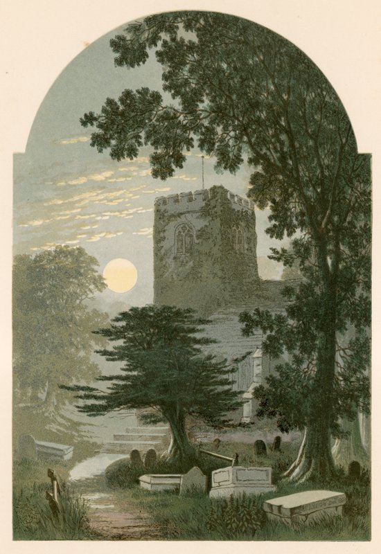 Ilustracja do Elegii Graya autorstwa Alexander Francis Lydon