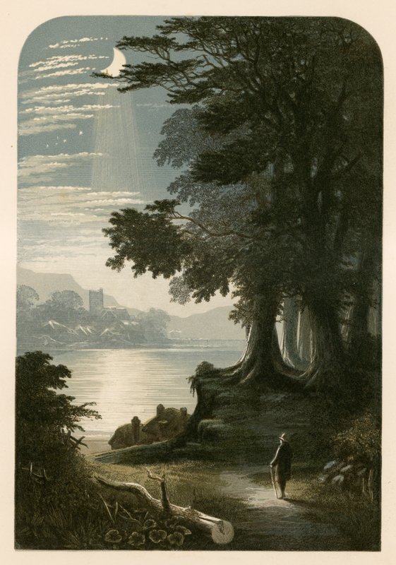 Ilustracja do Il Penseroso Miltona autorstwa Alexander Francis Lydon