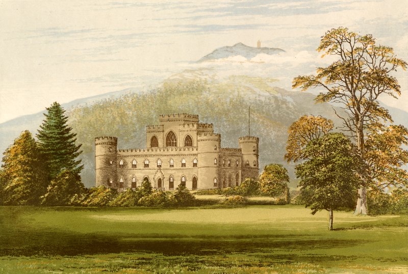 Zamek Inveraray autorstwa Alexander Francis Lydon