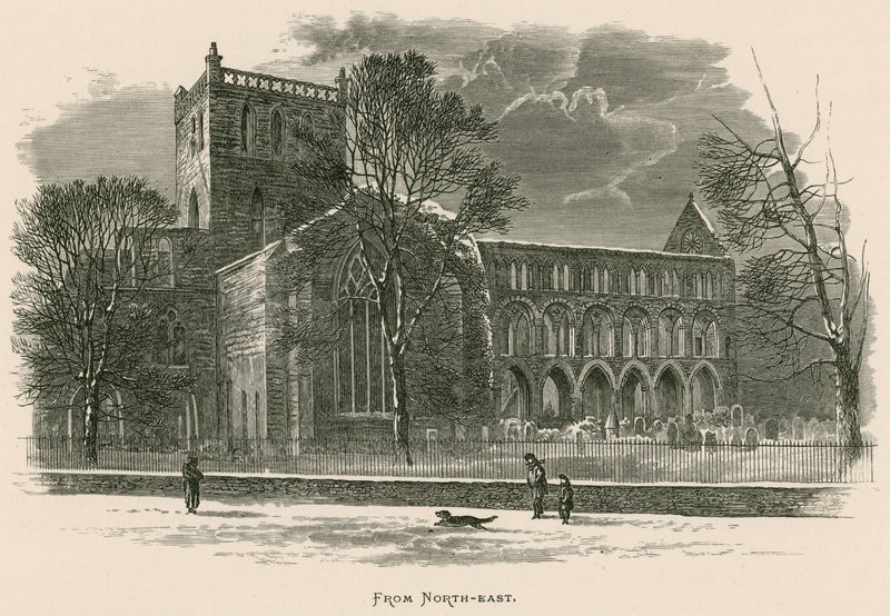 Opactwo Jedburgh, od północnego wschodu autorstwa Alexander Francis Lydon