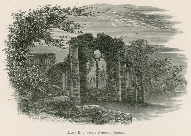 Opactwo Netley, East End, z domu opata autorstwa Alexander Francis Lydon