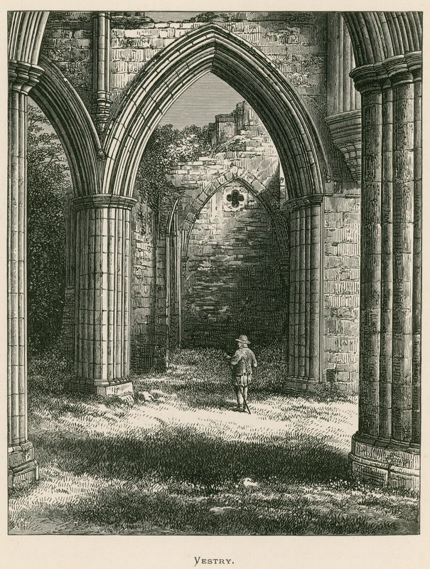 Opactwo Rievaulx, Zakrystia autorstwa Alexander Francis Lydon