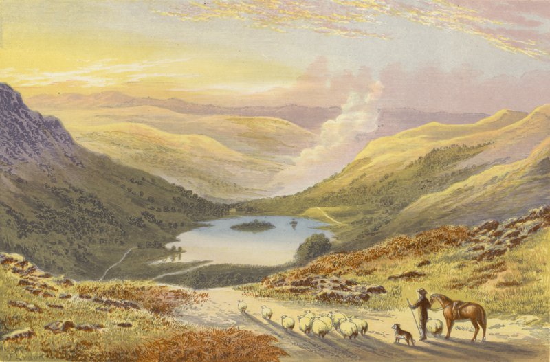 Woda Rydal, z tarasu Loughrigg autorstwa Alexander Francis Lydon