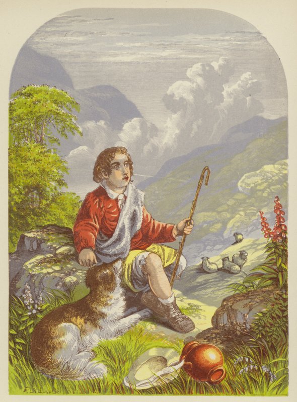 Pasterz w dolinie upokorzenia autorstwa Alexander Francis Lydon