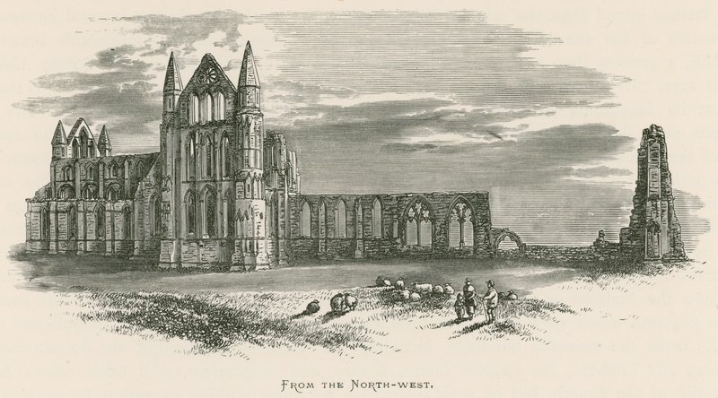 Opactwo Whitby, od północnego zachodu autorstwa Alexander Francis Lydon