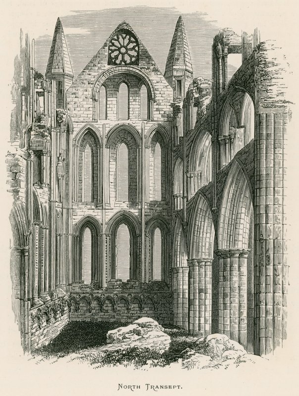 Opactwo Whitby, północna transept autorstwa Alexander Francis Lydon