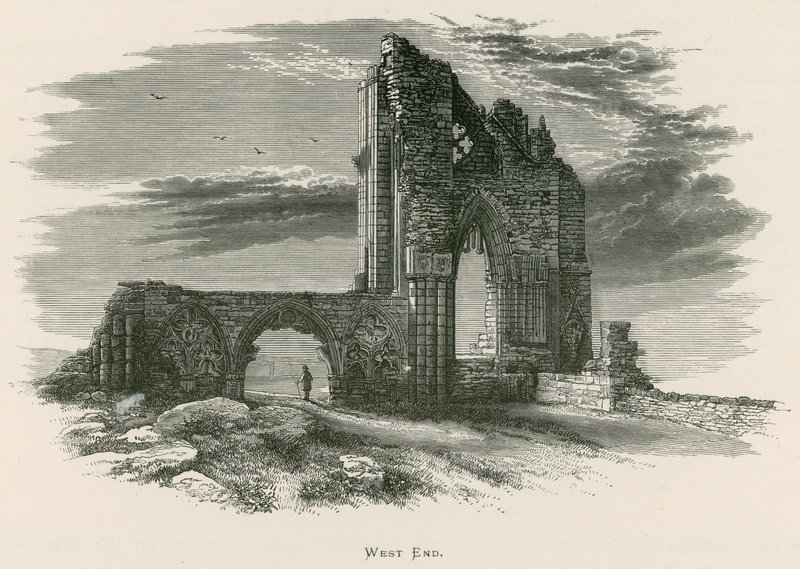 Whitby Abbey, West End autorstwa Alexander Francis Lydon