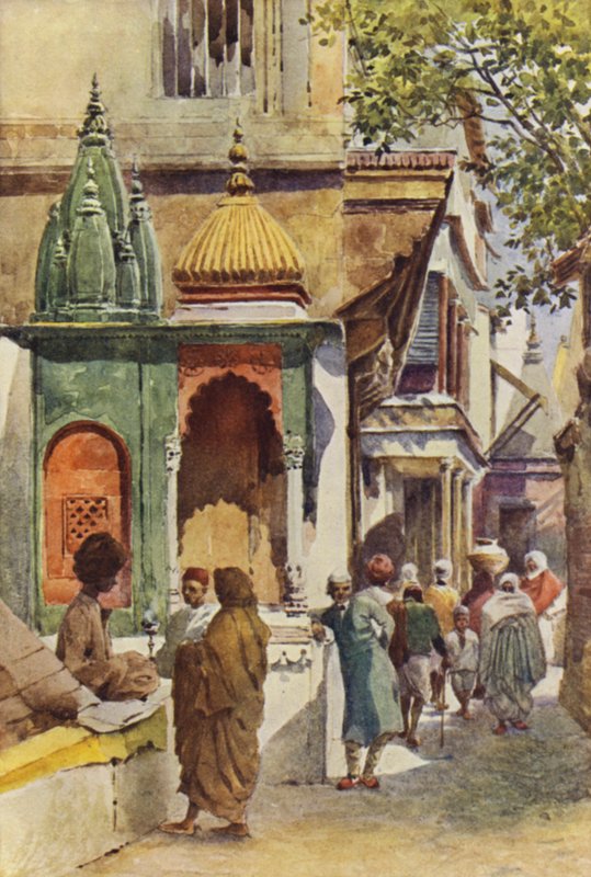 Kapliczka narożna w alei Benares autorstwa Alexander Henry Hallam Murray